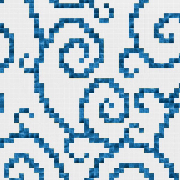 Textures   -   ARCHITECTURE   -   TILES INTERIOR   -   Mosaico   -   Classic format   -   Patterned  - Mosaico patterned tiles texture seamless 15222 - HR Full resolution preview demo