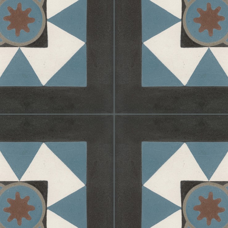 Textures   -   ARCHITECTURE   -   TILES INTERIOR   -   Cement - Encaustic   -   Victorian  - Victorian cement floor tile texture seamless 13856 - HR Full resolution preview demo