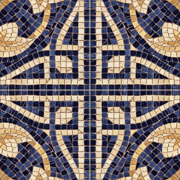 Textures   -   ARCHITECTURE   -   TILES INTERIOR   -   Mosaico   -   Classic format   -   Patterned  - Mosaico patterned tiles texture seamless 16469 - HR Full resolution preview demo