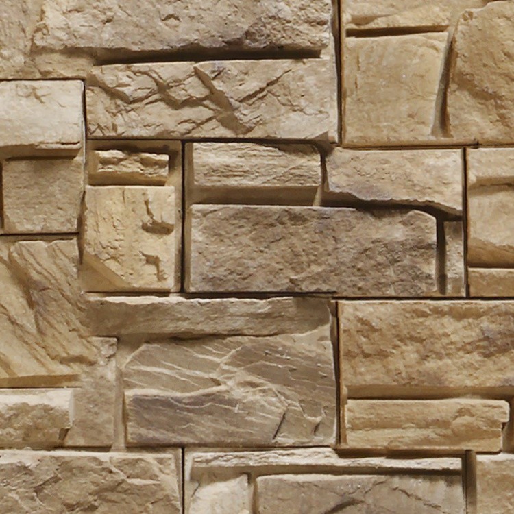 Textures   -   ARCHITECTURE   -   STONES WALLS   -   Claddings stone   -   Exterior  - Wall cladding stone mixed size seamless 08002 - HR Full resolution preview demo