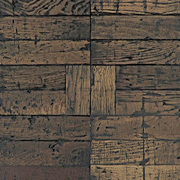 Textures   -   ARCHITECTURE   -   WOOD FLOORS   -   Parquet square  - Old dark wood flooring square texture seamless 20479 - HR Full resolution preview demo