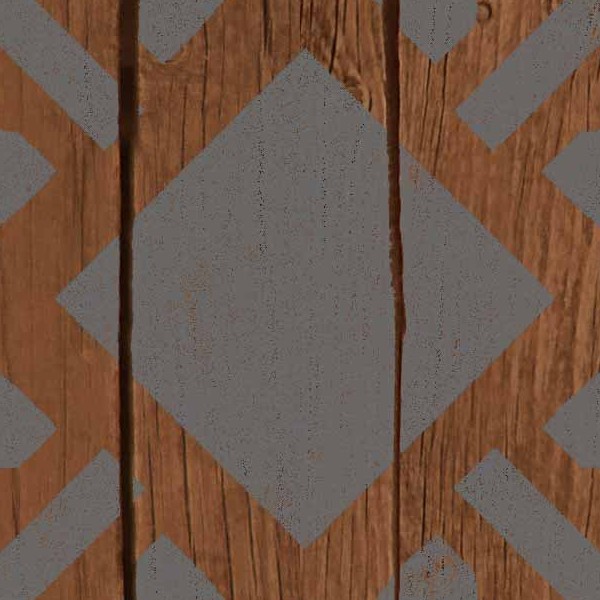 Textures   -   ARCHITECTURE   -   WOOD FLOORS   -   Decorated  - Parquet decorated stencil texture seamless 04698 - HR Full resolution preview demo