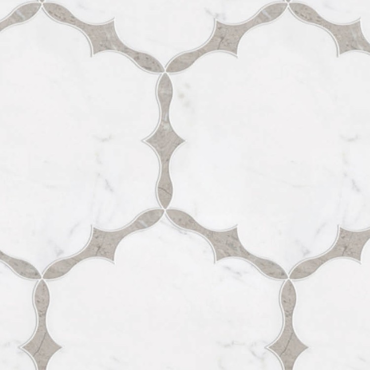 Textures   -   ARCHITECTURE   -   TILES INTERIOR   -   Marble tiles   -   White  - Hexagonal white marble tile texture seamless 20619 - HR Full resolution preview demo