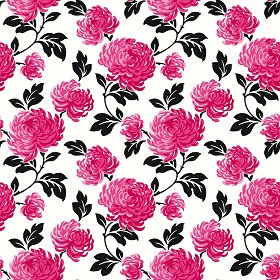 Textures   -   MATERIALS   -   WALLPAPER   -  Floral - Floral wallpaper texture seamless 10983