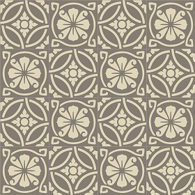 Textures   -   ARCHITECTURE   -   TILES INTERIOR   -   Cement - Encaustic   -  Victorian - Victorian cement floor tile texture seamless 13655