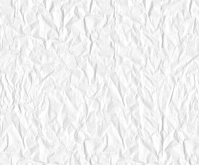 Textures   -   MATERIALS   -  PAPER - White crumpled paper texture seamless 10823