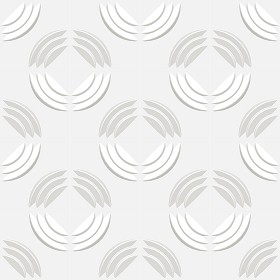 Textures   -   ARCHITECTURE   -   DECORATIVE PANELS   -   3D Wall panels   -  White panels - White interior 3D wall panel texture seamless 02928