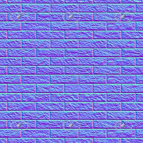 Textures   -   ARCHITECTURE   -   WALLS TILE OUTSIDE  - Ceramic exterior wall tiles texture seamless 21287 - Normal