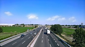 Textures   -   BACKGROUNDS &amp; LANDSCAPES   -  ROADS &amp; PARKINGS - Highway landscape texture 17553