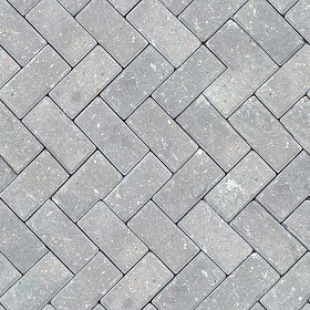 Textures   -   ARCHITECTURE   -   PAVING OUTDOOR   -   Pavers stone   -  Herringbone - Stone paving outdoor herringbone texture seamless 06509