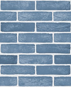 Textures   -   ARCHITECTURE   -   BRICKS   -   Colored Bricks   -  Rustic - Texture colored bricks rustic seamless 00002