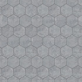 Textures   -   ARCHITECTURE   -   PAVING OUTDOOR   -  Hexagonal - Marble paving outdoor hexagonal texture seamless 05984