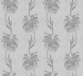 Textures   -   MATERIALS   -   WALLPAPER   -   Parato Italy   -   Anthea  - Flower wallpaper anthea by parato texture seamless 11217 - Specular
