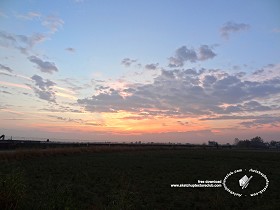 Textures   -   BACKGROUNDS &amp; LANDSCAPES   -  SUNRISES &amp; SUNSETS - Sunrise background in the countryside 17695