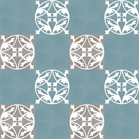 Textures   -   ARCHITECTURE   -   TILES INTERIOR   -   Cement - Encaustic   -  Encaustic - Traditional encaustic cement ornate tile texture seamless 13439