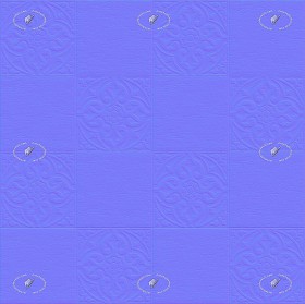Textures   -   ARCHITECTURE   -   TILES INTERIOR   -   Marble tiles   -   Marble geometric patterns  - Travertine floor tile texture seamless 2 21122 - Normal