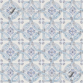 Textures   -   ARCHITECTURE   -   TILES INTERIOR   -   Ornate tiles   -  Geometric patterns - Ceramic floor tile geometric patterns texture seamless 18854