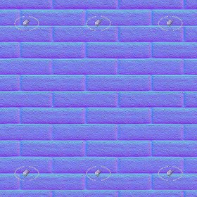 Textures   -   ARCHITECTURE   -   WALLS TILE OUTSIDE  - Dark clay tile wall cladding texture seamless 21293 - Normal