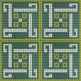 Textures   -   ARCHITECTURE   -   TILES INTERIOR   -   Mosaico   -   Classic format   -  Patterned - Mosaico patterned tiles texture seamless 15031