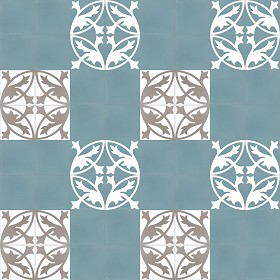 Textures   -   ARCHITECTURE   -   TILES INTERIOR   -   Cement - Encaustic   -  Encaustic - Traditional encaustic cement ornate tile texture seamless 13440