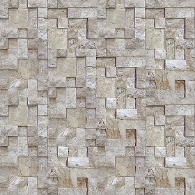 Textures   -   ARCHITECTURE   -   STONES WALLS   -   Claddings stone   -  Interior - Travertine cladding internal walls texture seamless 08033