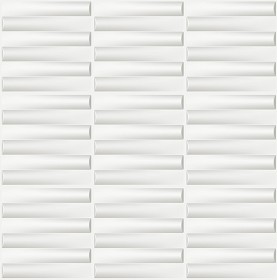 Textures   -   ARCHITECTURE   -   DECORATIVE PANELS   -   3D Wall panels   -  White panels - White interior 3D wall panel texture seamless 02933