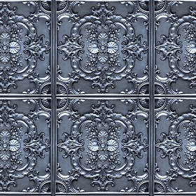 Textures   -   MATERIALS   -   METALS   -  Panels - Blue metal panel texture seamless 10397