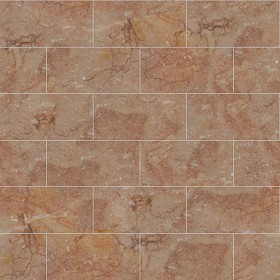 Textures   -   ARCHITECTURE   -   TILES INTERIOR   -   Marble tiles   -  Pink - Breccia venice pink floor marble tile texture seamless 14510