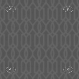 Textures   -   MATERIALS   -   FABRICS   -   Geometric patterns  - Green covering fabric geometric printed texture seamless 20943 - Displacement