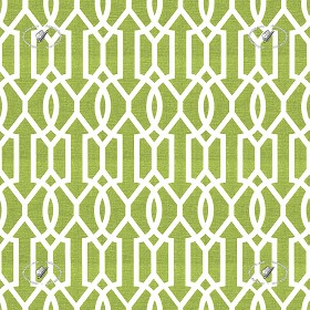 Textures   -   MATERIALS   -   FABRICS   -  Geometric patterns - Green covering fabric geometric printed texture seamless 20943