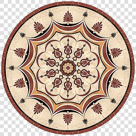 Textures   -   ARCHITECTURE   -   TILES INTERIOR   -   Water Jet   -  Medallions - Water jet medallion texture seamless 16344