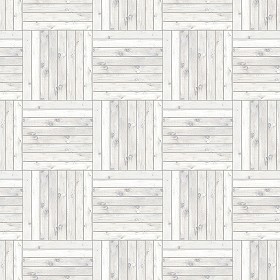 Textures   -   ARCHITECTURE   -   WOOD FLOORS   -  Parquet white - White wood flooring texture seamless 05452