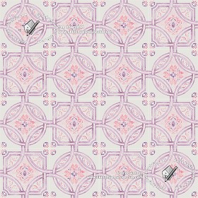 Textures   -   ARCHITECTURE   -   TILES INTERIOR   -   Ornate tiles   -  Geometric patterns - Ceramic floor tile geometric patterns texture seamless 18856