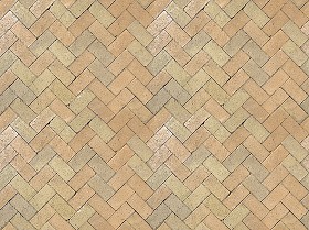 Textures   -   ARCHITECTURE   -   PAVING OUTDOOR   -   Terracotta   -  Herringbone - Cotto paving herringbone outdoor texture seamless 06733