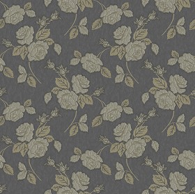 Textures   -   MATERIALS   -   WALLPAPER   -   Parato Italy   -  Nobile - The rose nobile floral wallpaper by parato texture seamless 11456