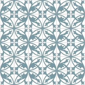 Textures   -   ARCHITECTURE   -   TILES INTERIOR   -   Cement - Encaustic   -  Encaustic - Traditional encaustic cement ornate tile texture seamless 13442