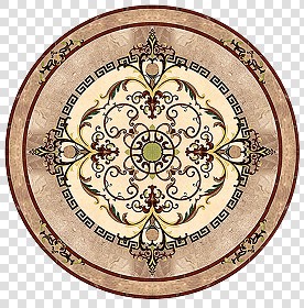 Textures   -   ARCHITECTURE   -   TILES INTERIOR   -   Water Jet   -  Medallions - Water jet medallion texture seamless 16345