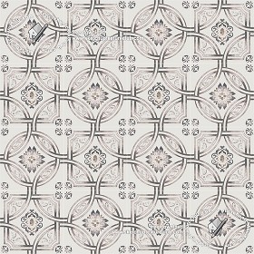 Textures   -   ARCHITECTURE   -   TILES INTERIOR   -   Ornate tiles   -  Geometric patterns - Ceramic floor tile geometric patterns texture seamless 18857