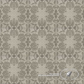 Textures   -   ARCHITECTURE   -   TILES INTERIOR   -   Ornate tiles   -  Mixed patterns - Ceramic ornate tile texture seamless 20237