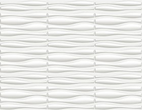 Textures   -   ARCHITECTURE   -   DECORATIVE PANELS   -   3D Wall panels   -  White panels - White interior 3D wall panel texture seamless 02937