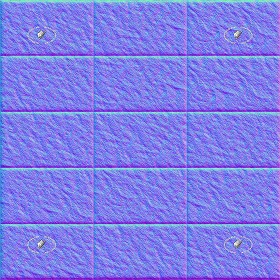 Textures   -   ARCHITECTURE   -   MARBLE SLABS   -   Marble wall cladding  - Travertine wall cladding texture seamless 20827 - Normal