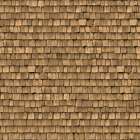 Textures   -   ARCHITECTURE   -   ROOFINGS   -  Shingles wood - Wood shingle roof texture seamless 03789