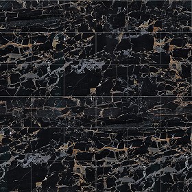 Textures   -   ARCHITECTURE   -   TILES INTERIOR   -   Marble tiles   -  Black - Portoretto black marble tile texture seamless 14123