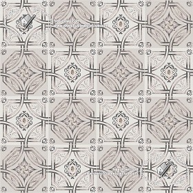 Textures   -   ARCHITECTURE   -   TILES INTERIOR   -   Ornate tiles   -  Geometric patterns - Ceramic floor tile geometric patterns texture seamless 18862