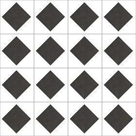 Textures   -   ARCHITECTURE   -   TILES INTERIOR   -   Cement - Encaustic   -  Checkerboard - Checkerboard cement floor tile texture seamless 13412