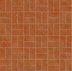 Textures   -   ARCHITECTURE   -   PAVING OUTDOOR   -   Terracotta   -  Blocks regular - Cotto paving outdoor regular blocks texture seamless 06651