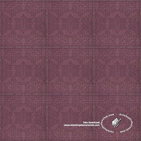 Textures   -   ARCHITECTURE   -   TILES INTERIOR   -   Ornate tiles   -  Mixed patterns - Ceramic ornate tile texture seamless 20242