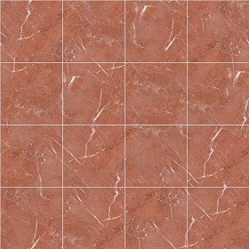 Textures   -   ARCHITECTURE   -   TILES INTERIOR   -   Marble tiles   -  Red - Verona red marble floor tile texture seamless 14596