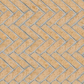Textures   -   ARCHITECTURE   -   PAVING OUTDOOR   -   Terracotta   -  Herringbone - Cotto paving herringbone outdoor texture seamless 06741