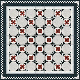 Textures   -   ARCHITECTURE   -   TILES INTERIOR   -   Cement - Encaustic   -  Cement - Cement concrete tile texture seamless 13335